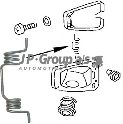 JP GROUP 8181150100 -  Крышка, топливной бак